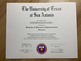 purchase realistic University of Texas at San Antonio degree