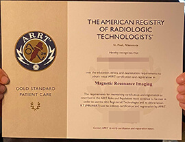 purchase realistic American Registry of Radiologic Technologists certificate