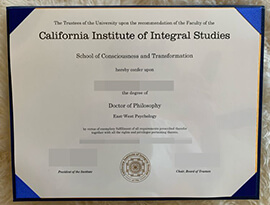 purchase realistic California Institute of Integral Studies degree