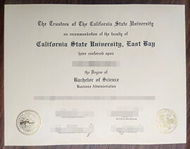 purchase realistic California State University, East Bay degree