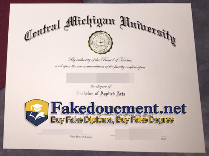 purchase realistic Central Michigan University diploma