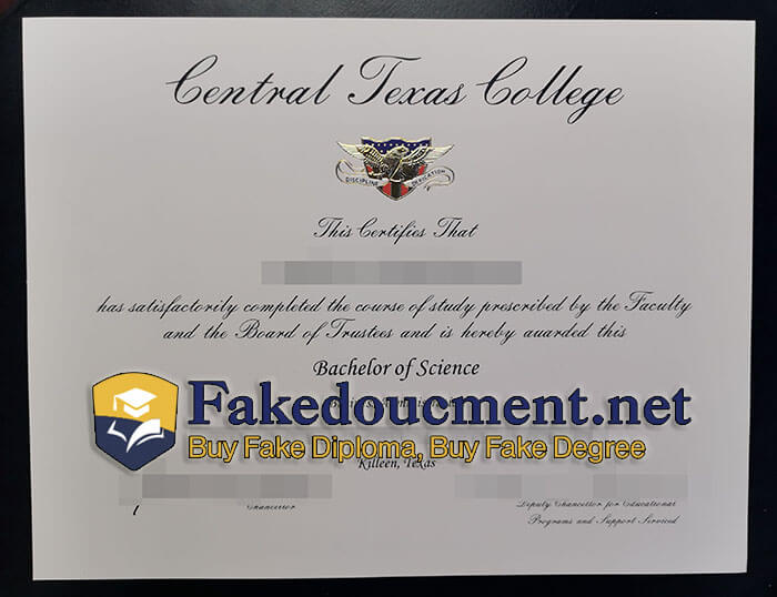 Find a realistic Central Texas College degree online.