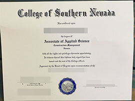 purchase realistic College of Southern Nevada degree