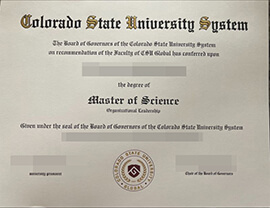 purchase realistic Colorado State University System degree