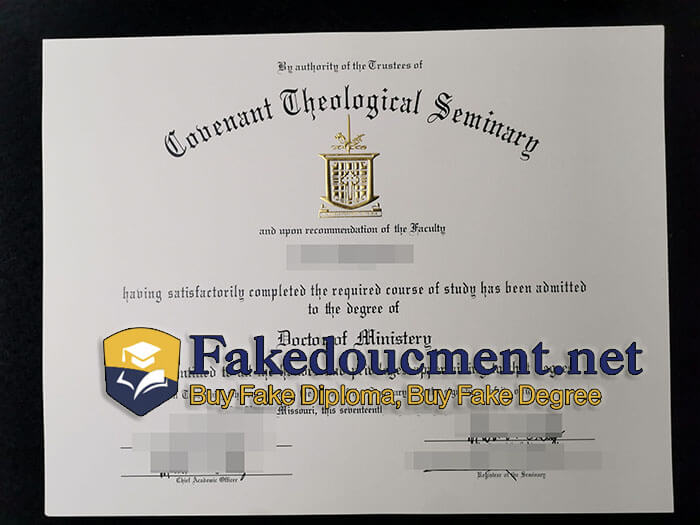 purchase realistic Covenant Theological Seminary diploma