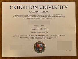 purchase realistic Creighton University degree