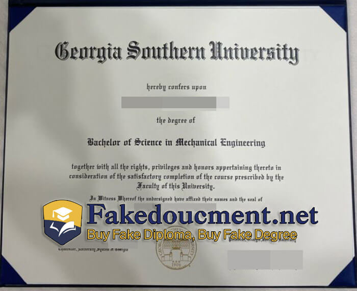 purchase realistic Georgia Southern University diploma