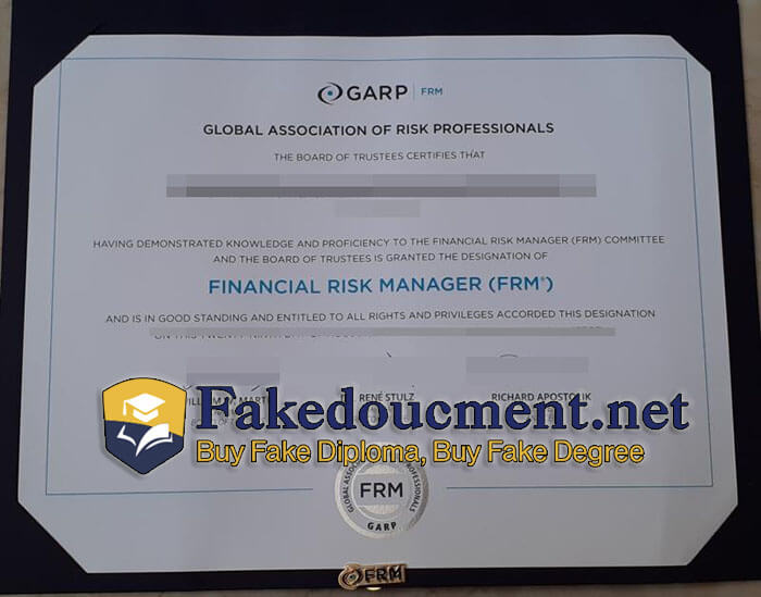 purchase realistic Global Association of Risk Professionals certificate