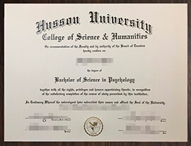 purchase realistic Husson University degree