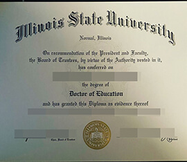 purchase realistic Illinois State University degree