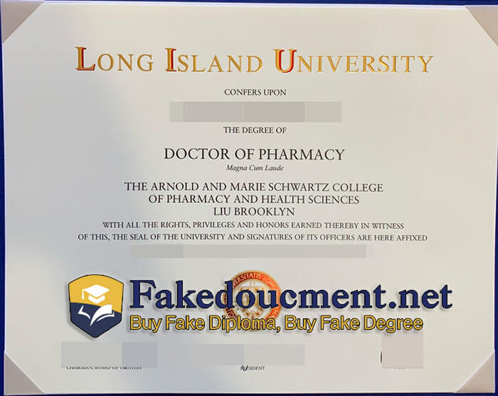 purchase realistic Long Island University diploma