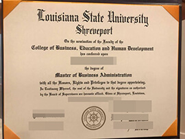 purchase realistic Louisiana State University Shreveport degree