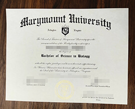 purchase realistic Marymount University degree