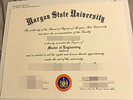 purchase realistic Morgan State University degree