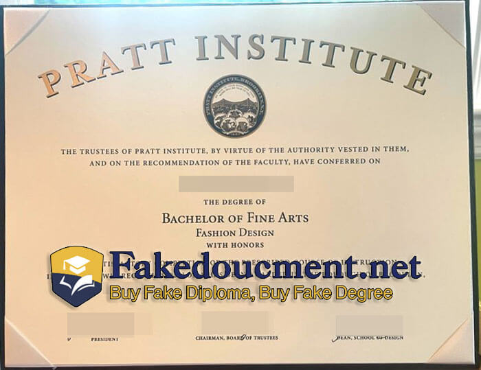 purchase realistic Pratt Institute diploma