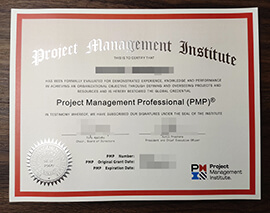 purchase realistic Project Management Institute certificate