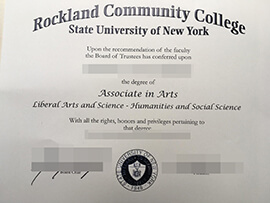 purchase realistic Rockland Community College degree