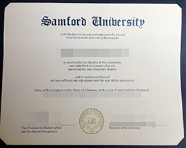 purchase realistic Samford University degree