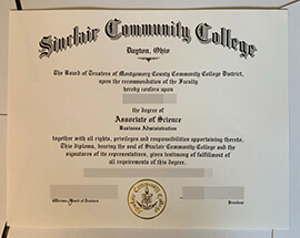 purchase realistic Sinclair Community College degree