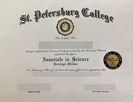 purchase realistic St Petersburg College degree