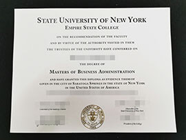 purchase realistic State University of New York Empire State College degree