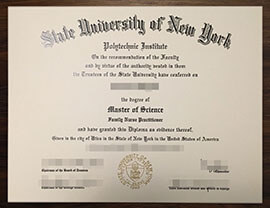 purchase realistic State University of New York Polytechnic Institute degree