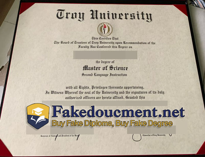 purchase realistic Troy University diploma