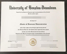 purchase realistic University of Houston-Downtown degree