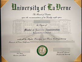 purchase realistic University of La Verne degree