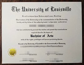 purchase realistic University of Louisville degree