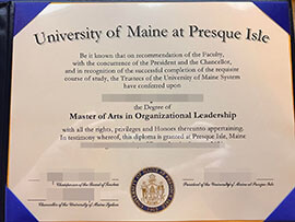 purchase realistic University of Maine at Presque Isle degree