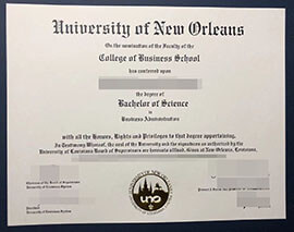 purchase realistic University of New Orleans degree