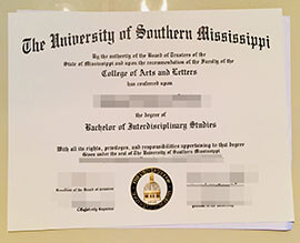 purchase realistic University of Southern Mississippi degree