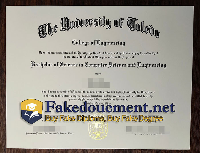 purchase realistic University of Toledo diploma