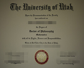 purchase realistic University of Utah degree