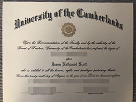 purchase realistic University of the Cumberlands degree