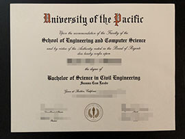 purchase realistic University of the Pacific degree