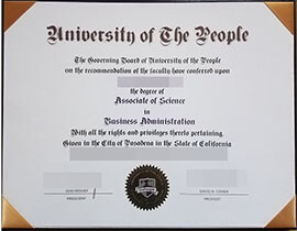 purchase realistic University of the People degree