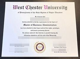 purchase realistic West Chester University degree