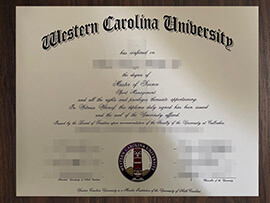 purchase a realistic Western Carolina University degree