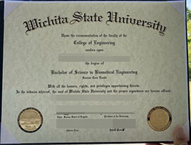 purchase realistic Wichita State University degree