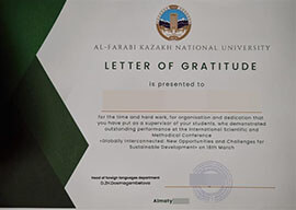 purchase realistic Al-Farabi Kazakh National University certificate