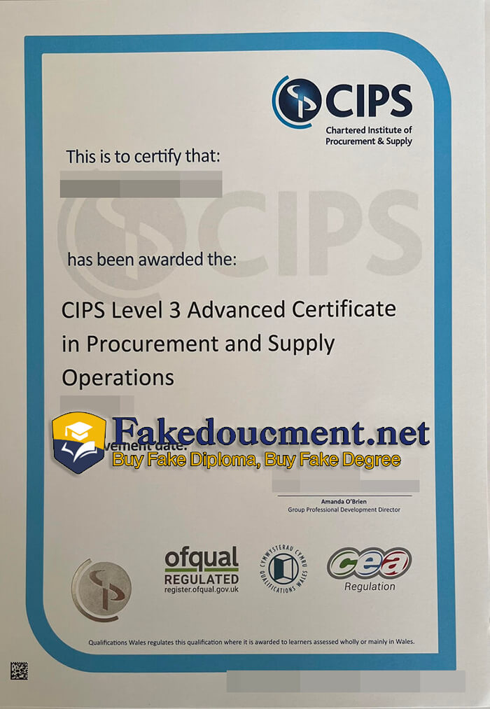 purchase realistic CIPS Level 3 Advanced Certificate