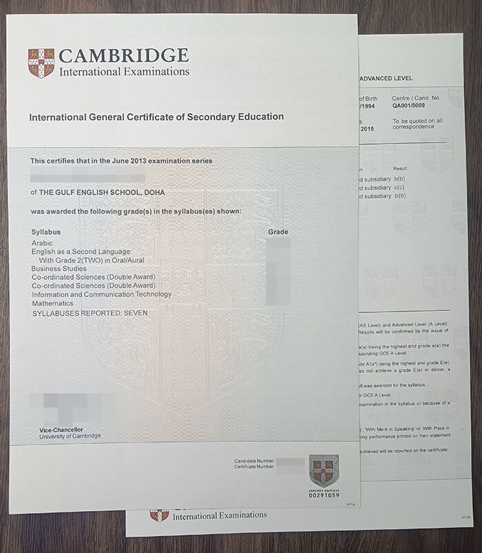 purchase realistic International General Certificate of Secondary Education