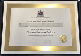 purchase realistic Chartered Insurance Institute certificate