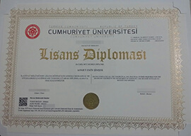 purchase realistic Cumhuriyet University degree