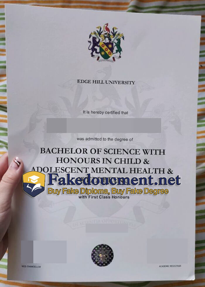 purchase realistic Edge Hill University diploma