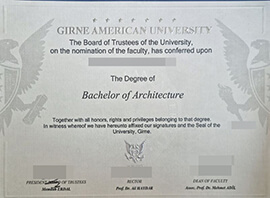 purchase realistic Girne American University degree