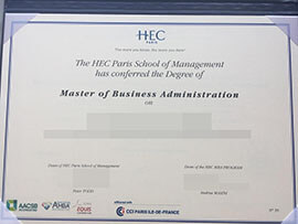 purchase realistic HEC Paris School of Management degree