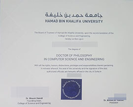 purchase realistic Hamad Bin Khalifa University degree